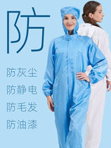 Anti-static dust-free clothing one-piece with pockets clean workshop spray paint full body suit dust suit split work clothes