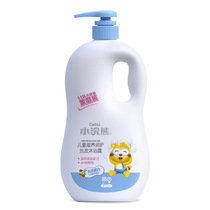 Little Raccoon childrens shampoo and bath 2-in-1 nourishing emollient family pack Bath lotion Gentle wash 1 15L