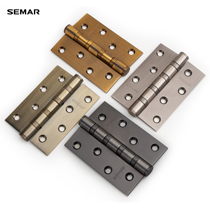 SEMAR Simar 4 inch stainless steel hinge solid wood door indoor bearing loose leaf multi-color thick mute cascing fold