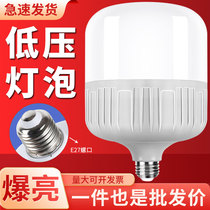 12V36V48V60 volt low pressure bulb battery lamp swing ground the night city lights electric car low pressure DC led bulb