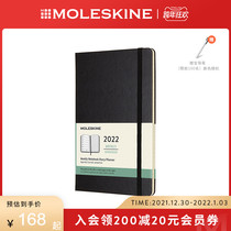 Italian MOLESKINE 2022 12 Months Classic Weekly Book Daily Notebook Notepad