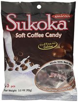 Pack of 1 Unican Sukoka Soft Coffee Candy 3 20 oz