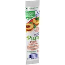 Crystal Light Pure On The Go Peach Iced Tea Drink