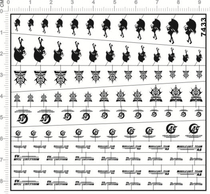 Gundam Model Gion Army Self-defense Army (Gion Principality Army)Universal Logo Metal Sticker(7433)