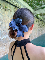 Latin Dance Ornament Head Floral Headwear Flowers Hair Accessories Haircut Decorative Performance Play Match Accessories