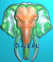 Elephant head auspicious auspicious auspicious sculpture sculpture JDP BMP