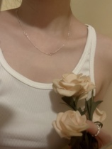 S925 Through Body Pure Silver Pig Nose Necklace Ins Wind Extreme Brief Crowdlock Bone Chain Women Gold And Silver Two Color Single Wear