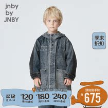 Shopping mall same model] Jiangnan cloth clothing childrens clothing 21 autumn new boys and girls denim windbreaker coat 1L8916310