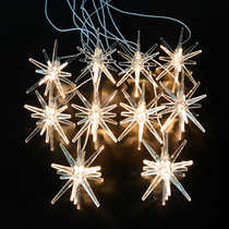 Wedding props transparent acrylic sea urchandelier sea star lights sky ceiling decoration Starry Sky star empty light string
