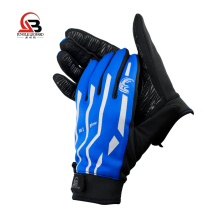 Jungle leopard outdoor mountaineering fleece gloves full finger non-slip winter warm gloves mens and womens