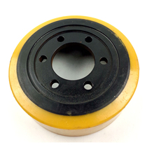 Electric forklift polyurethane wheels Lifute OM Wuxi Dalong Heli main drive wheel 234*75-80 six holes