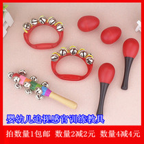 Baby small sand hammer red ball hand bell newborn baby hand grip chasing visual training red toy small rattle