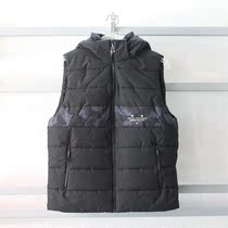 Anta mens vest coat detachable cap thick vest Cotton horse clip sports coat 15941601
