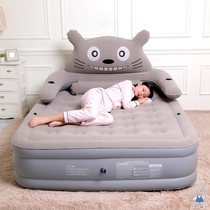 Inflatable bed double household air cushion bed enlarged inflatable bed single inflatable mattress outdoor travel bed heightened