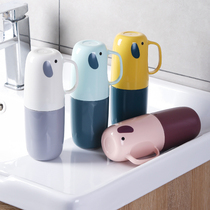 Toothpaste box portable toothpaste wash cup simple mouthwash Cup household tube travel mouthwash cup set