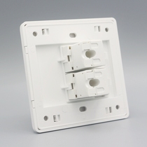 Type 86 double port six network socket panel two-digit CAT6 computer network cable modular network socket socket