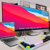AOC 4K monitor 34 inch IPS with fish screen 65W Type-C desktop computer U34P2C wide screen 75Hz professional design drawing repair map 32 built-in speaker
