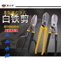 Eagle printing tools 8 inch -14 inch iron scissors white iron scissors Steel wire mesh steel plate scissors