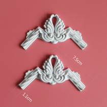 1.1 cm European style background wall corner sliding door decorative accessories flower corner flower plaster line wood line blister flower