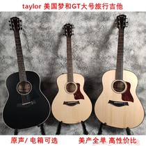 Taylor American Dream Taylor AD17E Blacktop Electric Box Guitar GTe Urban Ash Travel 38 inches