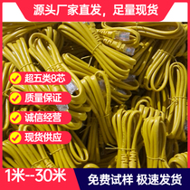Computer finished cable twisted pair Super five 5 category Gigabit telecom cat set-top box home network cable 1 m network cable