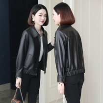 Serie fur clothes 2023 new spring and autumn thin fashion loose short Haining headsleeve sheep leather jacket coat