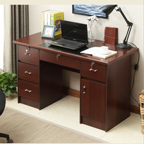 Modern minimalist computer desk desk leaning combination desktop home with drawer with lock 1 21 4 meters economy