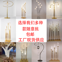 New wedding crystal 3-head icicle road guide wedding scene decoration scene decoration props window display