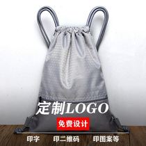 Basketball bag storage shoulder custom LOGO corset pocket drawing bag travel sports backpack for men and women folding bag