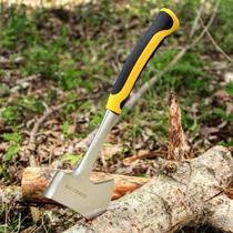 Axe Wood chopping woodworking axe Household small pure steel full stainless steel wood chopping artifact Outdoor tool large mountain axe