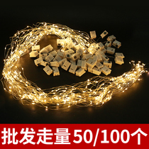 Warm Colored Led Gift Flashing Light Flowers Bouquet String Lights Small Festoons Luminous Full of Star Birthday Cake DECORATIVE LIGHTS STRING