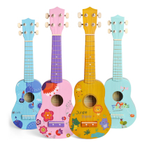 ukulele diy cartoon pattern colored wooden ukulele little guitar