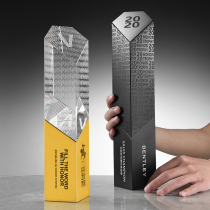 Creative trophy custom technology sense high-end atmosphere competition award medal large metal crystal trophy custom