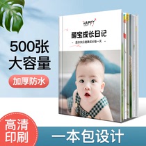 Photo book customization for baby growth record book Wash photos to make family childrens album This anniversary diy