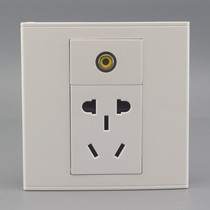 86 type power supply with single hole video solder-free socket panel two three plug five hole power supply AV Lotus audio plug panel