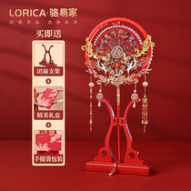Diy Material Bauxin Finished Products Celebrate fan Old Chinese Old Wedding Wedding Fan