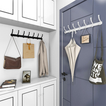 Clothes hangers A row of long walls hang on the wall without holes into the door After the door coat hook Wardrobe entrance hanger