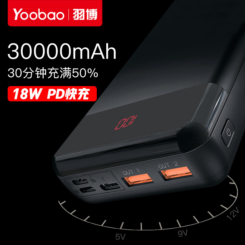 32 28 Yubo Charging Po 30 000 Ma Fast Charging Flash Charging 30 000 Pds Bidirectional Huahua 30 000 Mah Apple Op 30 000 Vivo Mobile Phone 30 000 Portable Universal Polymer Mobile Power Supply From Best Taobao