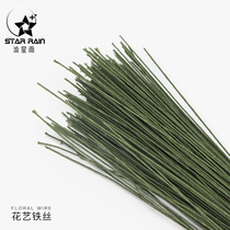 Flower rod iron wire paper bag plastic flower stick handmade diy Rose making material support No. 22 thickness