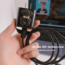 Apple 13 charger transparent shell suitable for iphone20w data line protective sleeve 12pro headphones around rope 2021