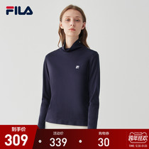 FILA Phila Le official ladies long sleeve T-shirt 2021 Winter new leisure interior sports Cotton On