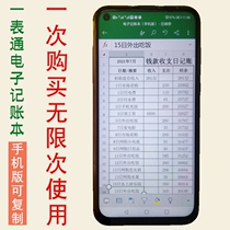 A table through personal store company revenue and expenditure details customized Excel spreadsheet bookkeeping mobile version of loose pages