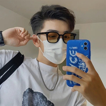 Tea colour sunglasses male high level Myopia sunglasses Anti-ultraviolet light Coloured Glasses Mens 2022 New