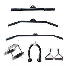 DIY self-made modification of big Bird home fitness equipment High down rod pull back rod pull handle rowing lift rod