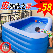 Oversized inflatable swimming pool Home childrens indoor pool Adult outdoor thickened pool Baby ocean ball pool