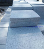 Square exterior wall engineering stone Own mine direct sales sesame white gray granite glossy fire surface Litchi surface