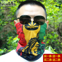 All kinds of magic headscarf Mens neck cover outdoor riding bib female sunscreen fishing mask sports wrist protector motorcycle face towel