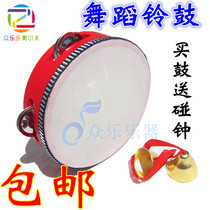 Childrens Xinjiang dance tambourine ORF Professional percussion hand drum Kindergarten teacher rattles with tambourine