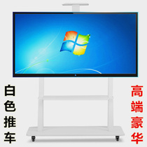 Movable TV vertical rack all-in-one machine bracket 43556780 inch floor-standing cart display non-perforated