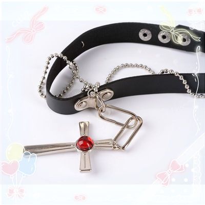 taobao agent Cross and vampire Chi Ye Mengxiang Awakening Cross Necklace Necklace Neck Chain Exhibition Anime Peripherals